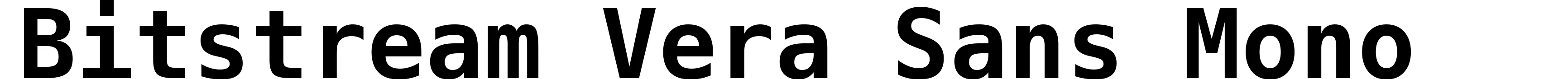 Bitstream Vera Sans Mono